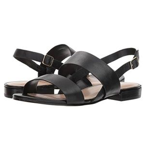 ALDO Black Strappy Business Flat Sandals - New